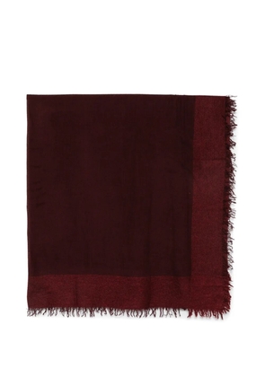 Faliero Sarti Isadora frayed scarf - Red