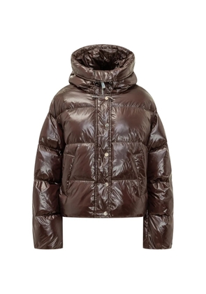 PINKO padded hooded jacket - Brown