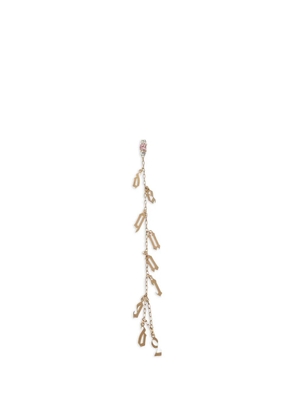 DSQUARED2 monogram-charm clip-on earring - Gold