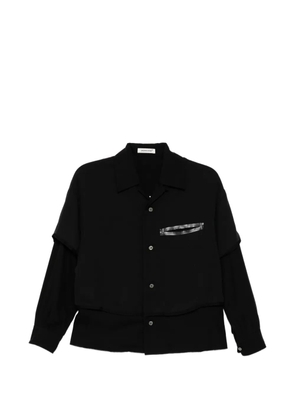Undercover layered shirt - Black