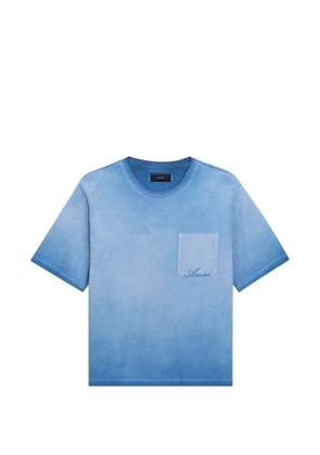 AMIRI faded pocket T-shirt - Blue
