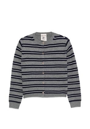 Semicouture striped cardigan - Grey