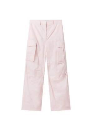 Stella McCartney ribbon-trimmed cargo pants - Pink