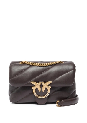 PINKO quilted Love Birds cross body bag - Brown