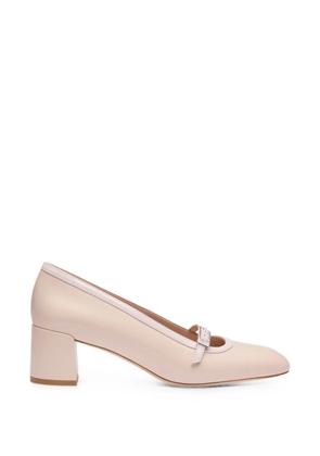 Stuart Weitzman Georgie buckle-strap pumps - Neutrals