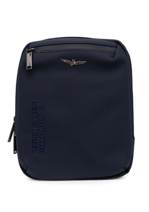 Aeronautica Militare logo-plaque belt bag - Blue
