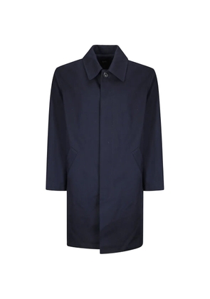A.P.C. cotton gabardine Mac - Blue