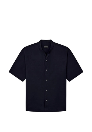 Emporio Armani shirt in cotton jersey with regular fit - Blue