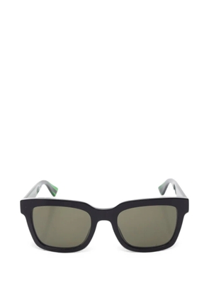 Gucci Pre-Owned 2010s Web-stripe sunglasses - Black