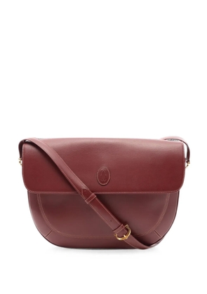 Cartier 2010s logo-detail shoulder bag - Red