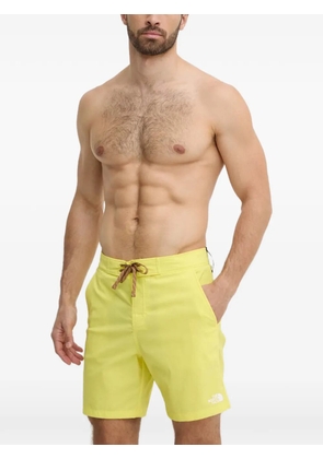 The North Face logo-print drawstring swim shorts - Yellow