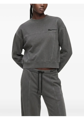Karl Lagerfeld Jeans boxy washed sweatshirt - Grey