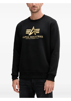 Alpha Industries logo-print sweatshirt - Black