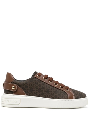 Bally low-top panelled sneakers - Brown