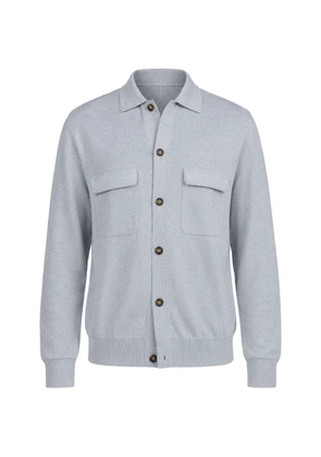 Eleventy button-up chest-pocket shirt - Grey