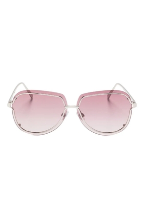 Superdry geometric-frame sunglasses - Silver