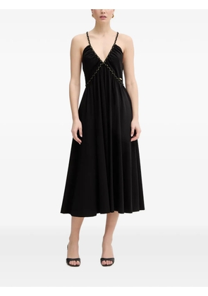 FRACOMINA V-neck midi dress - Black