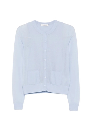 Dorothee Schumacher sheer-knit cardigan and top set - Blue