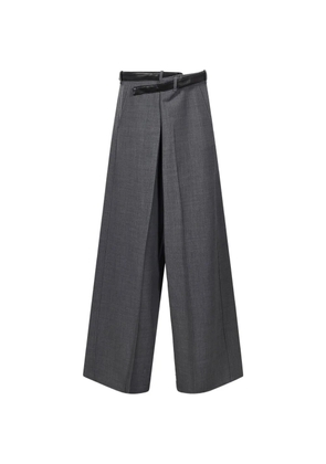 DARKPARK Gaia belted palazzo pants - Grey