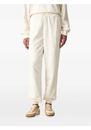 GUESS USA logo-embroidered track pants - White