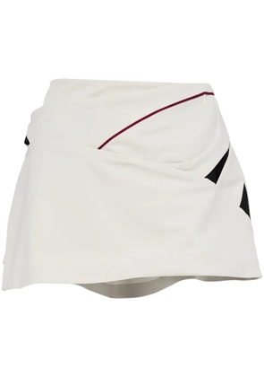 Hyein Seo low-rise layered wrap miniskirt - Neutrals