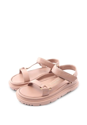 Christian Dior Pre-Owned 2020s D-Wave leather sandals - Pink