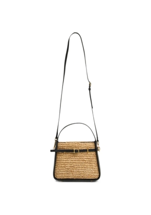 Simkhai Mini Cleo raffia tote bag - Black