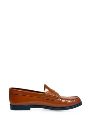 Burberry Pre-Owned Rupert penny loafers - Brown
