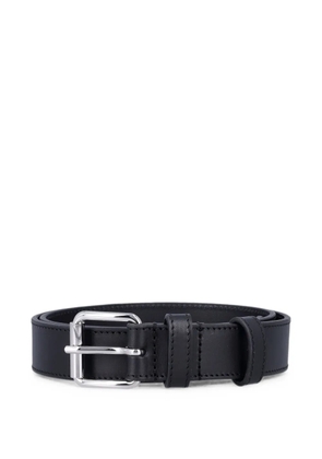 Comme Des Garçons Wallet buckle-fastening leather belt - Black