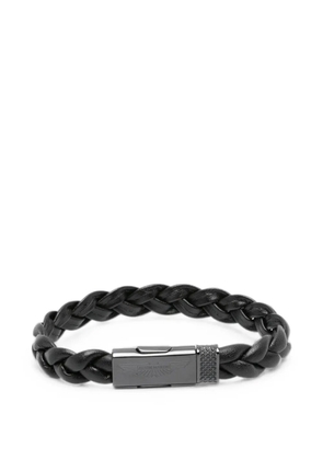 Aston Martin Watches braided-leather bracelet - Black