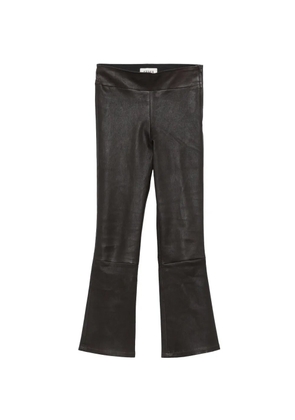 Arma stretch-leather trousers - Brown