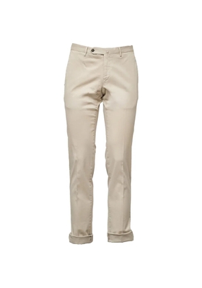 PT Torino slim-fit gabardine trousers - Neutrals