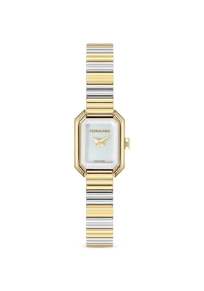 Ferragamo Crystal Petite 20mm watch - White