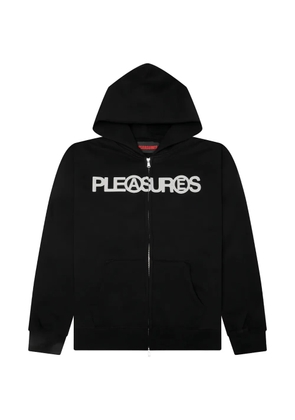 Pleasures zip-up hoodie - Black
