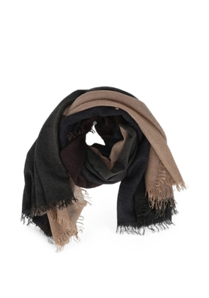 Faliero Sarti Cristiana frayed-edge scarf - Grey