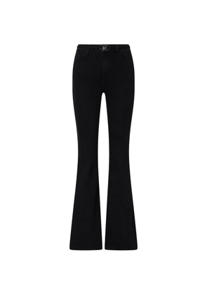 LIU JO high-waisted bootcut jeans - Black