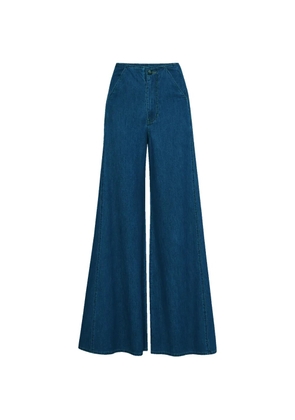 Veronica Beard Digby wide-leg jeans - Blue