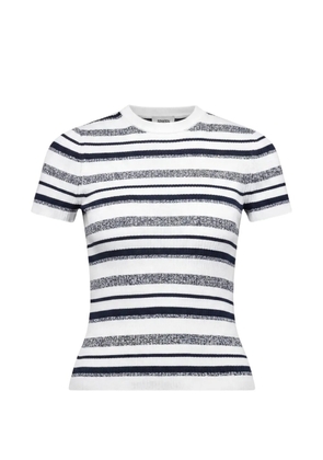 Drykorn Moglini striped knitted T-shirt - Blue