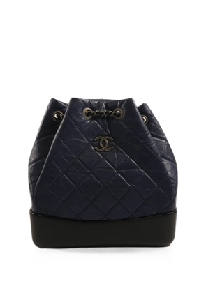CHANEL Pre-Owned Gabrielle quilted backpack - Blue