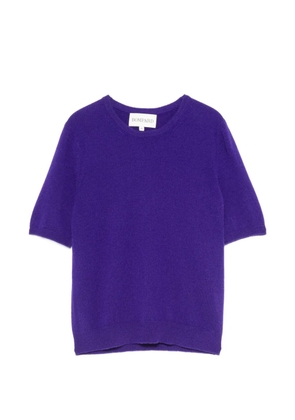 BOMPARD short-sleeved cashmere top - Purple