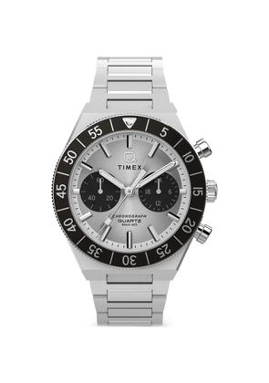 TIMEX Q Timex Continental chronograph 40mm watch - Silver