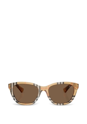 Burberry Eyewear checked sunglasses - Neutrals