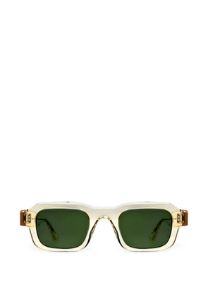 Thierry Lasry Flexxxy rectangle-frame sunglasses - Yellow
