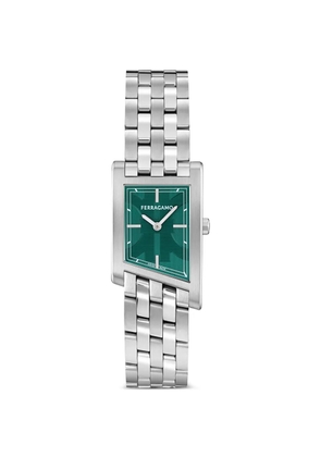 Ferragamo Asymétrique 39mm watch - Green