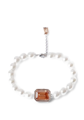 Izabel Display crystal-embellished bracelet - White