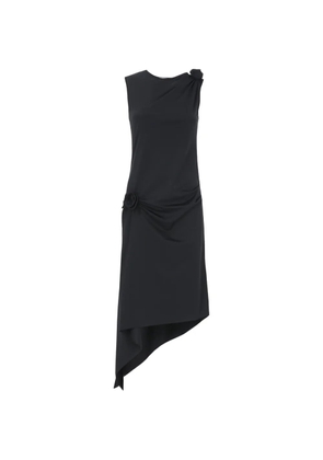Coperni relaxed Flower gown - Black
