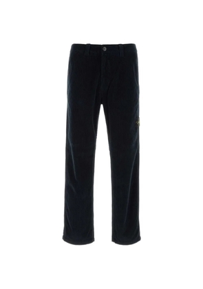 Stone Island 3100059 organic-cotton corduroy 800 chino pants - Blue