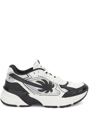 Palm Angels leather sneakers - White
