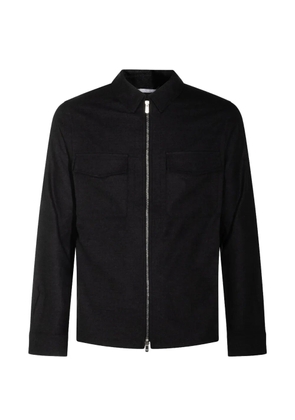 Marco Pescarolo zip-up chest-pocket jacket - Black