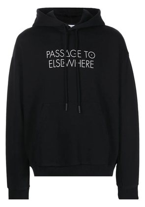 COUNTY OF MILAN Satellite cross over hoodie - Black